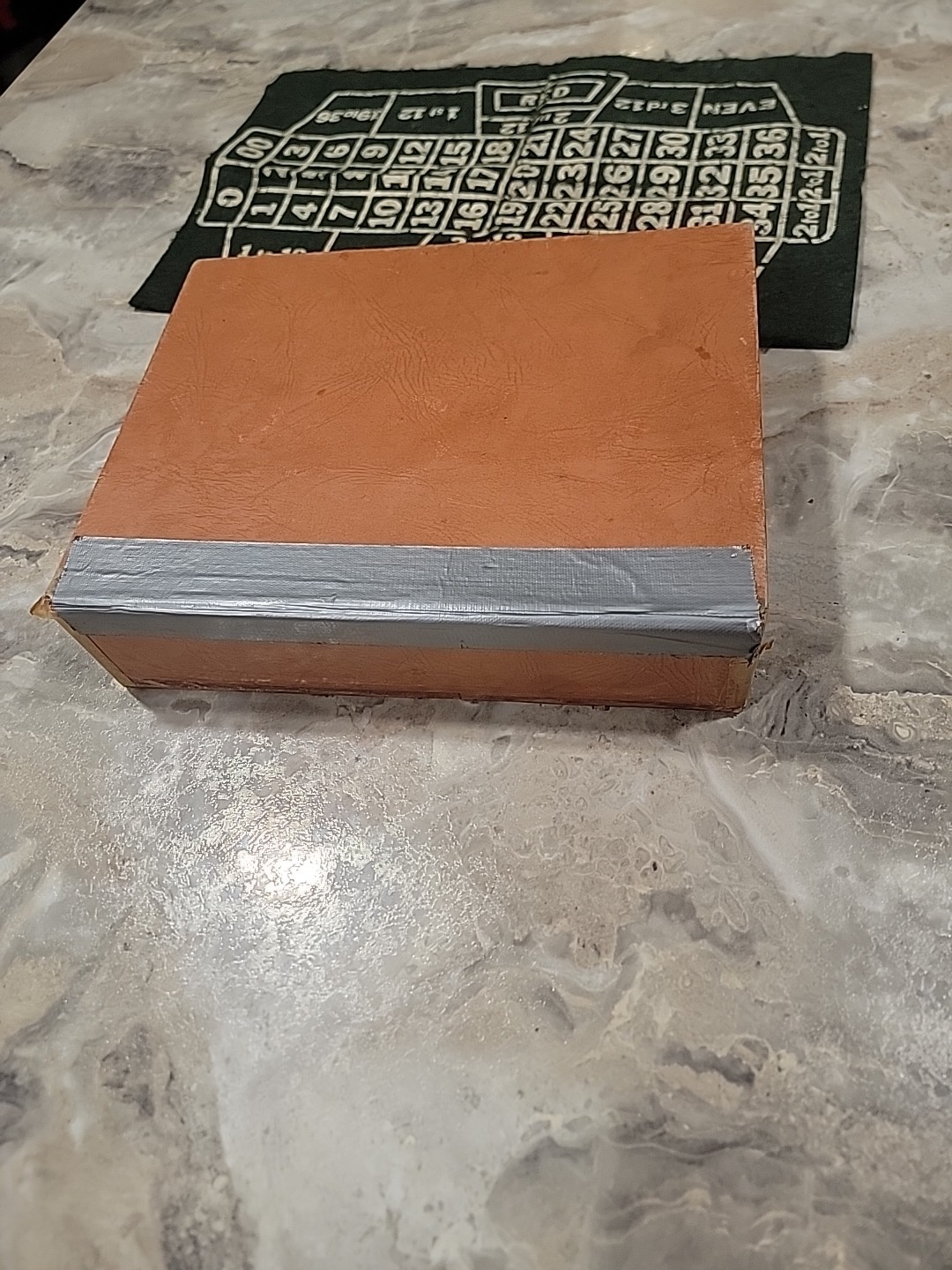 Vintage 1941 E.S. Lowe Weighted Roulette Wheel Game Set With Small Chips