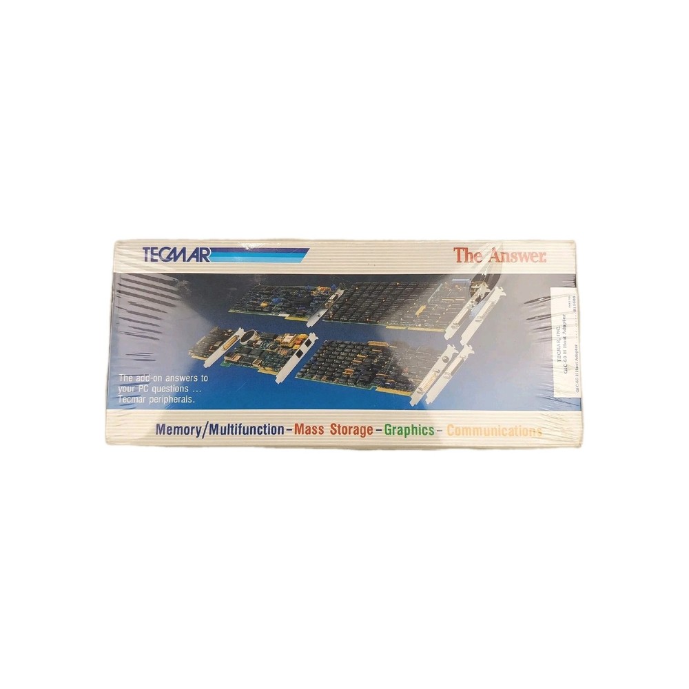 Tecmar The Answer Vintage PC Expansion Board IBM Compatible Memory Mass Storage