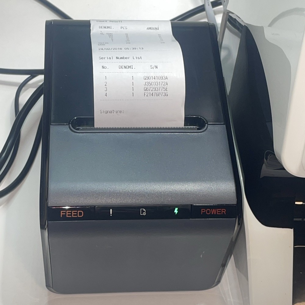 Unbranded AL-920 Multi-Currency Banknote Value Counter W/ Printer Tested