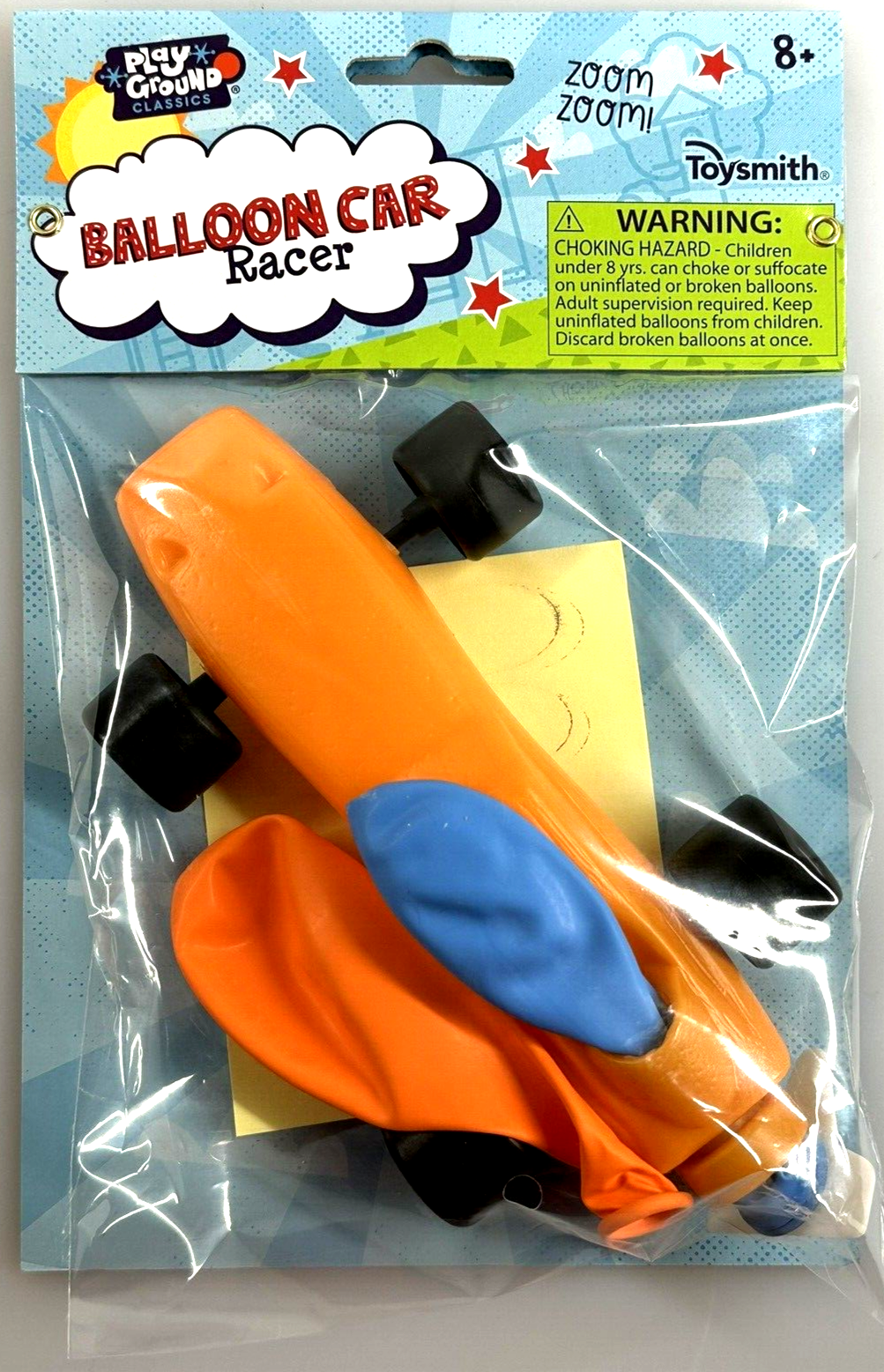 Balloon Power RACE CAR Retro classic toy