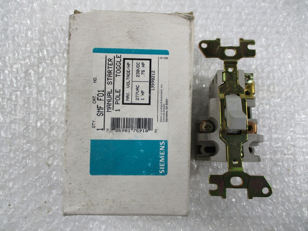 SIEMENS SMFF01 MANUAL STARTER NSMP