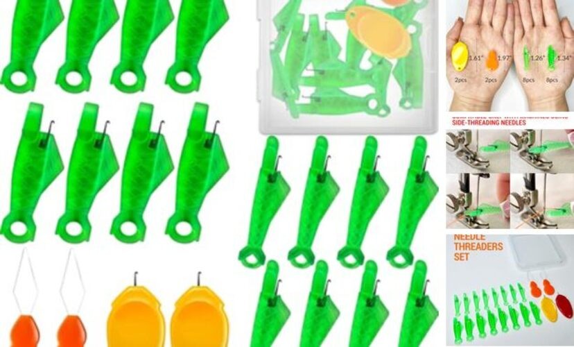 PCS Fish Type Needle Threaders Set for Sewing Machines (Compatible Only 20