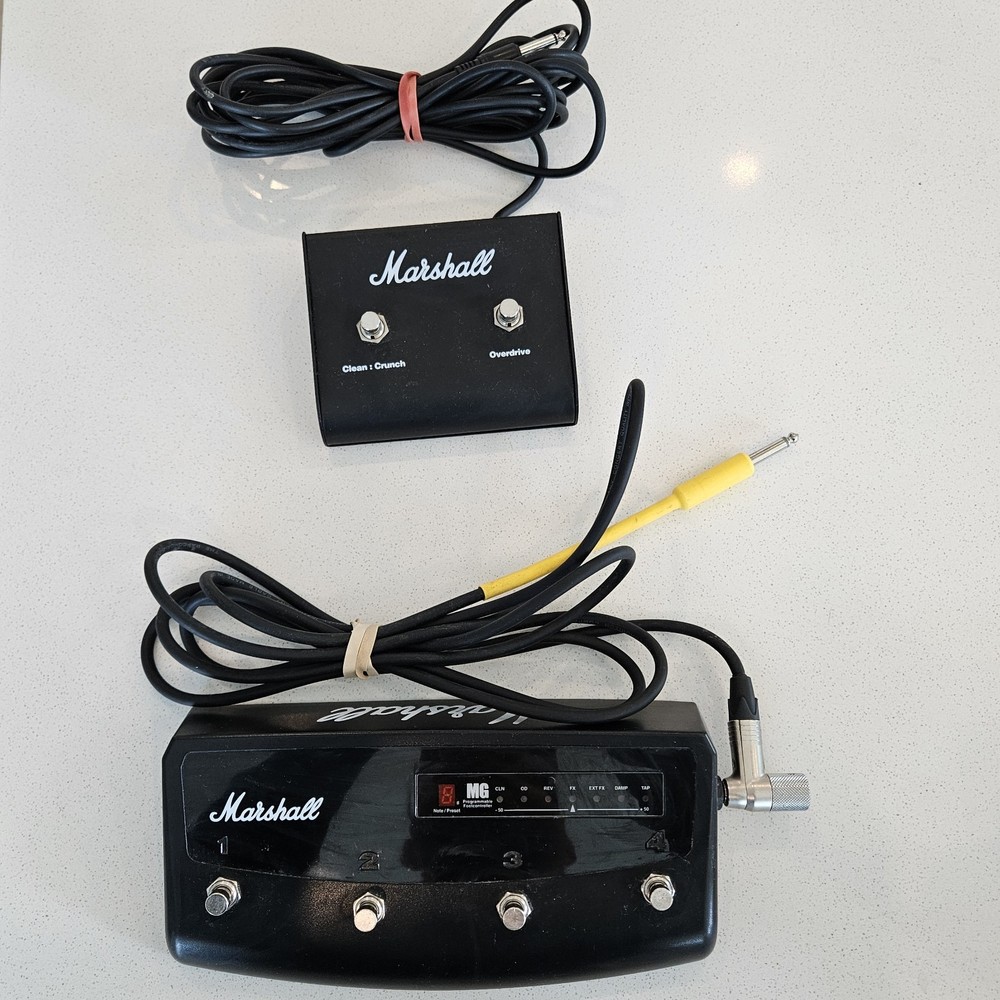 Marshall PEDL-90008 Stompware 4-Button & PEDL-90010 2-Button Footswitch Bundle