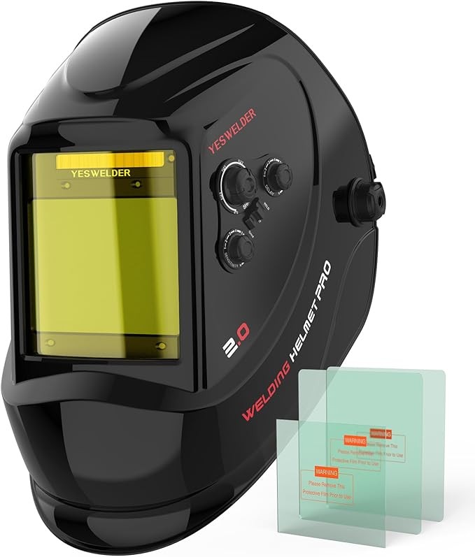 Large View Area True Color Welder Helmet Auto-Darkening Welding Helmet/Hood/Mask