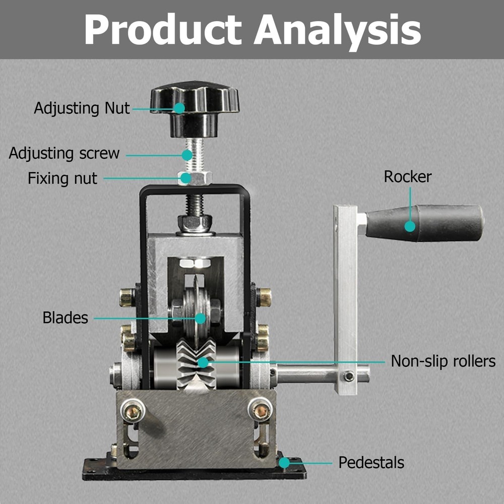 Manual Wire Cable Stripper Machine, Copper Wire Stripping Machine 0.06-1 Inches