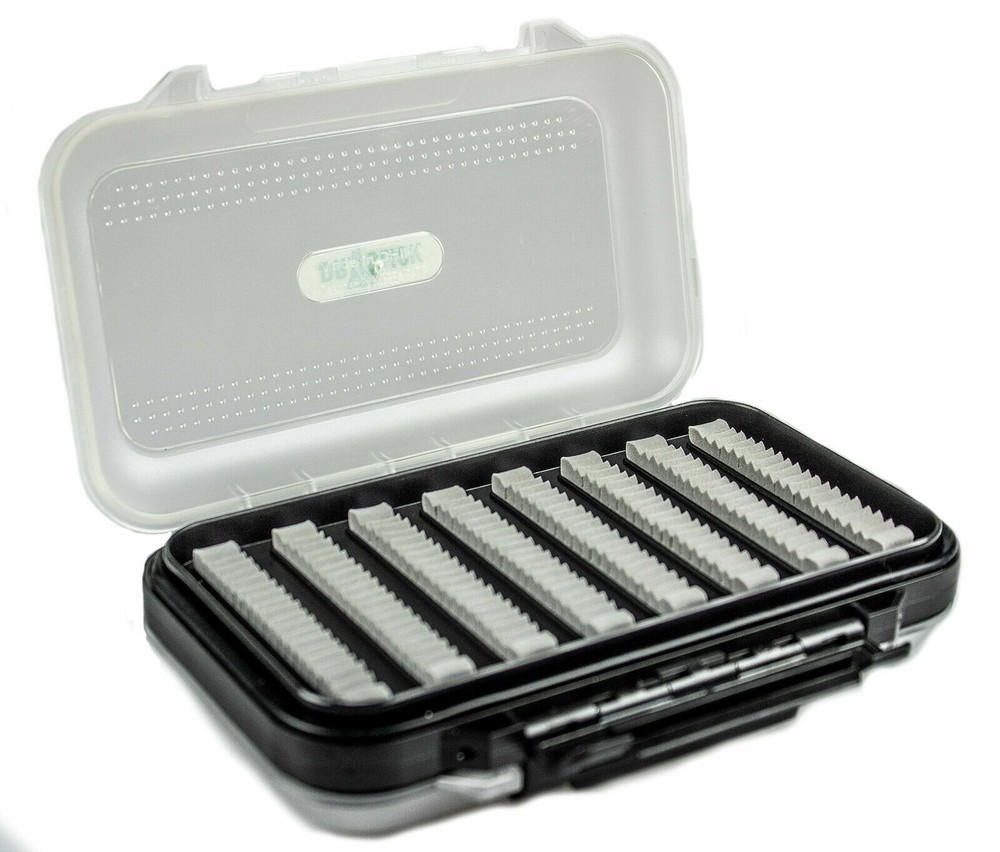 Dr Slick Fly Box Medium Waterproof 2 Sided Slit Foam Shatter Proof