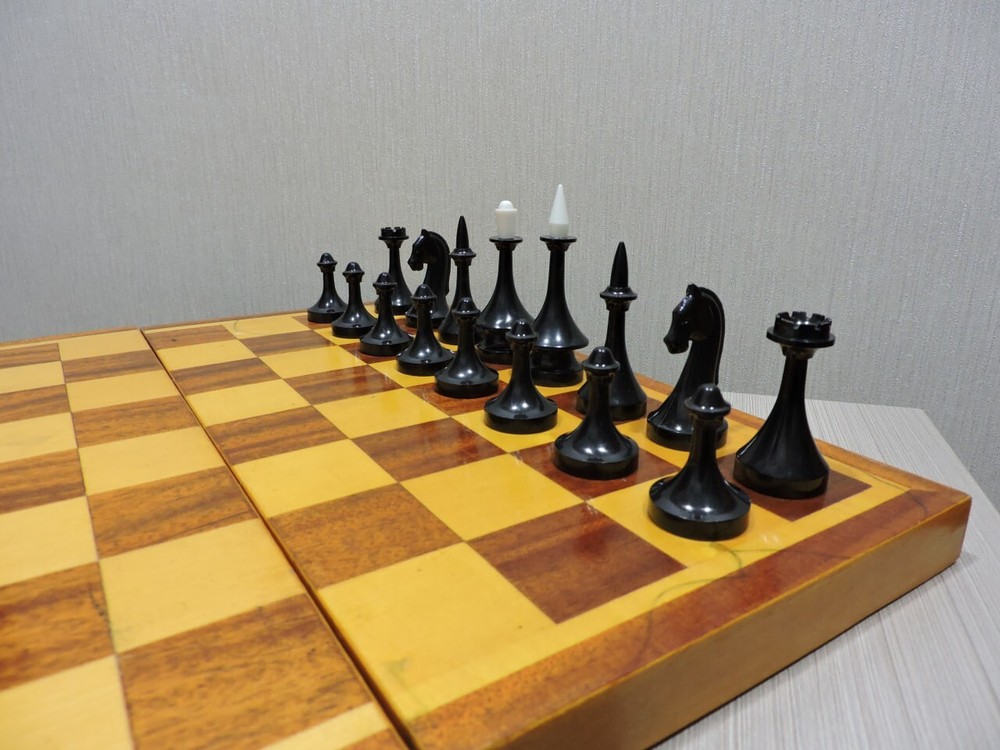 Rare Vintage Chess Set Soviet USSR