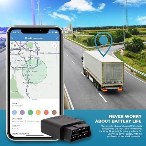 Brickhouse Security TrackPort OBD II Tracking Device - Car GPS Location Tracker