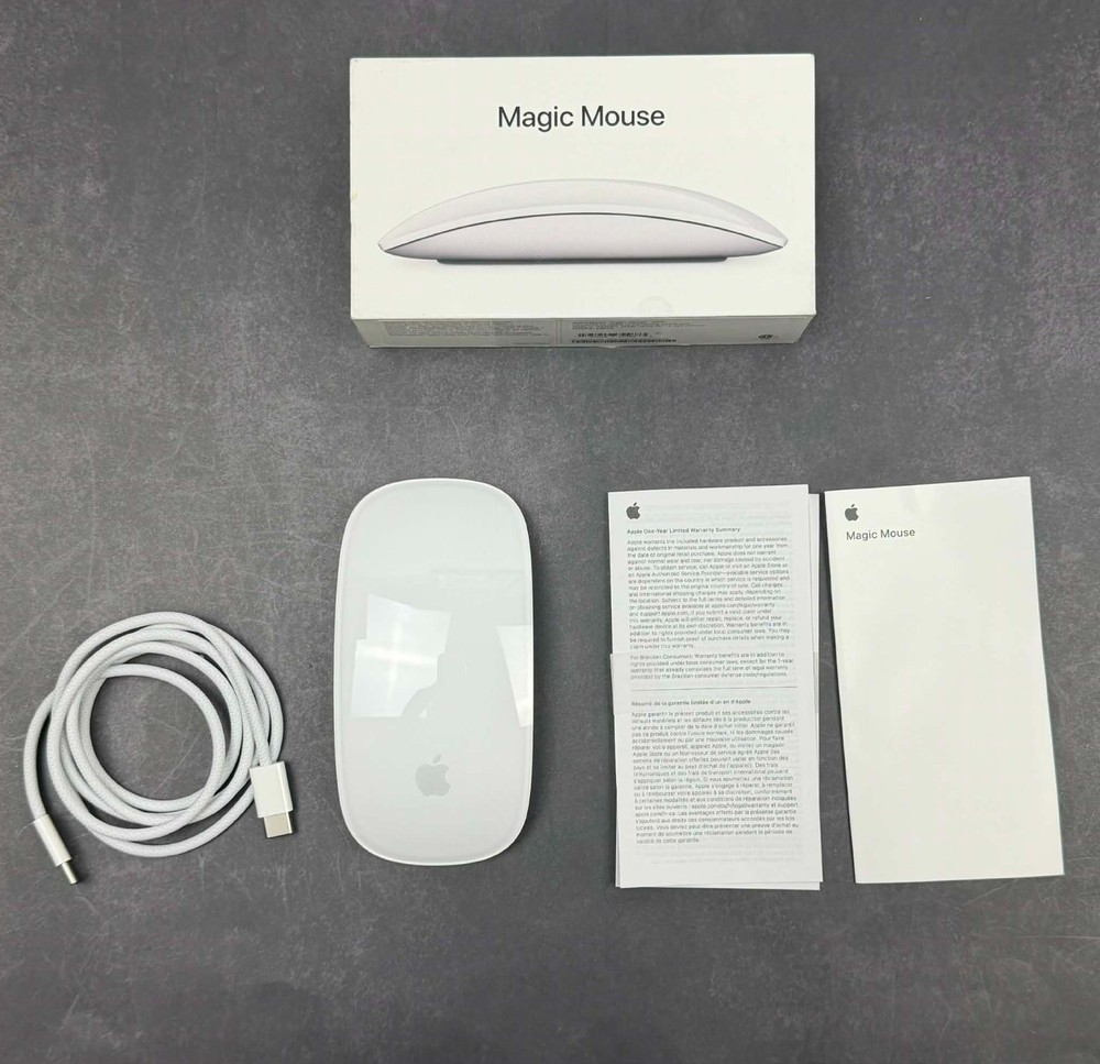 Apple Magic Mouse USB-C Multi-Touch White MXK53AM/A A3204