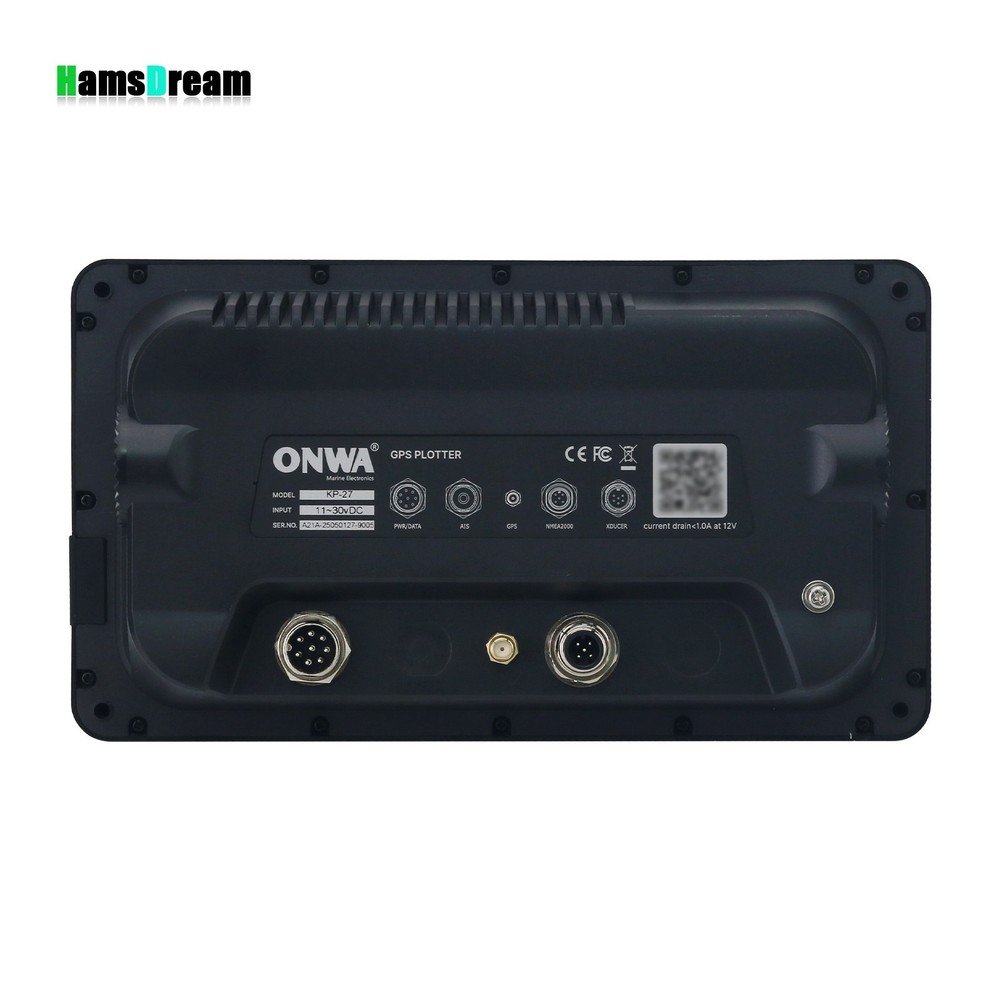ONWA KP-27 7" 800x480 GPS Chart Plotter Marine Chartplotter w/ GPS Antenna