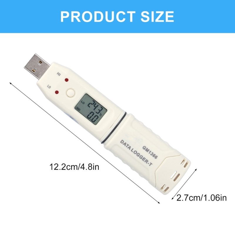 Environmental LCD Data Recorder for Accurate Temperature and Humidity Tracking