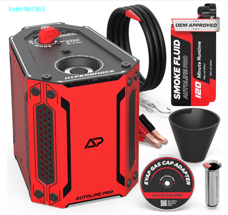 HyperSmoke EVAP Smoke Machine Leak Tester w/ Compressor & Adapters