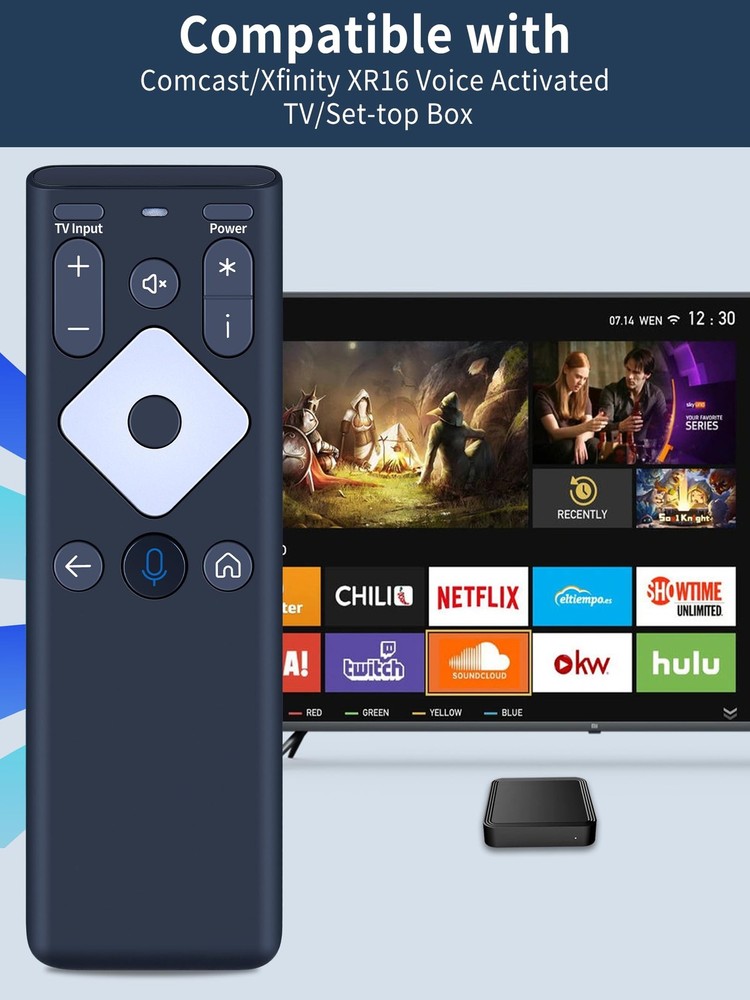 XR16 Replacement Voice Remote Control for Xfinity Comcast TV Box Compatible...