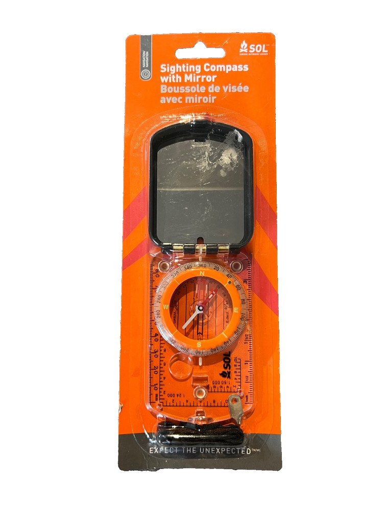 Sol Sighting Compass With Mirror