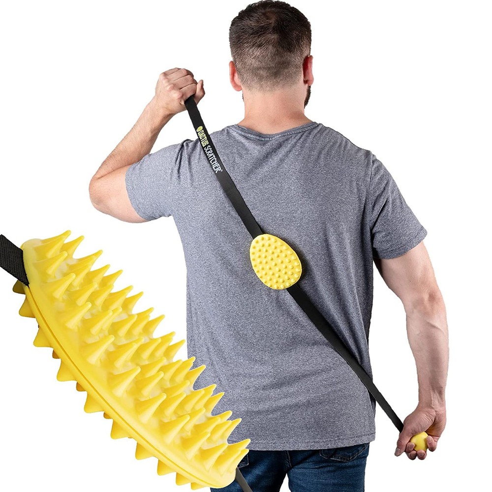 Cactus Scratcher Original Back - 2-Sided 2-Hand Original, Yellow