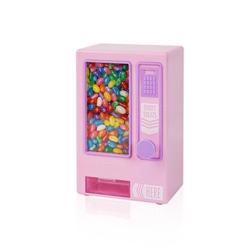Candy Dispenser, Cute Vending Machine for Desktop, Manual Candy Machine, Pink