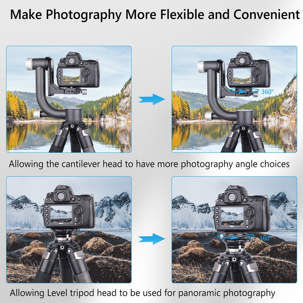 CNC Leveling Base Quick Horizontal Adjust Head Panoramic Panning Base Arca Plate