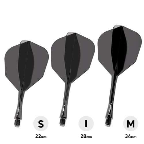 Integrated Flight & Shaft Darts System - No.6 Shape - Short, Intermediate, Mediu