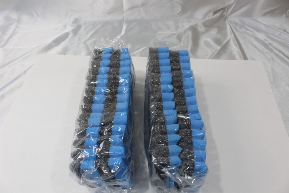 Multi Purpose Sponge Scrubbers 12 Count Dual Sided Sponge and Scrubber
