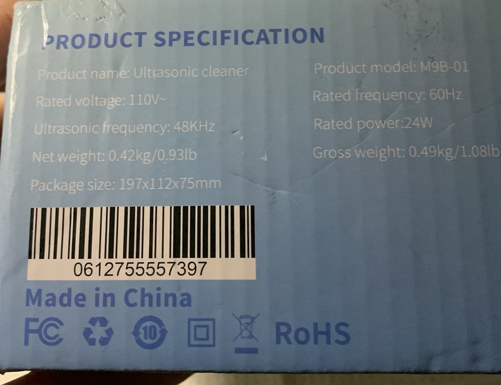 Bitjoy Ultrasonic Cleaner