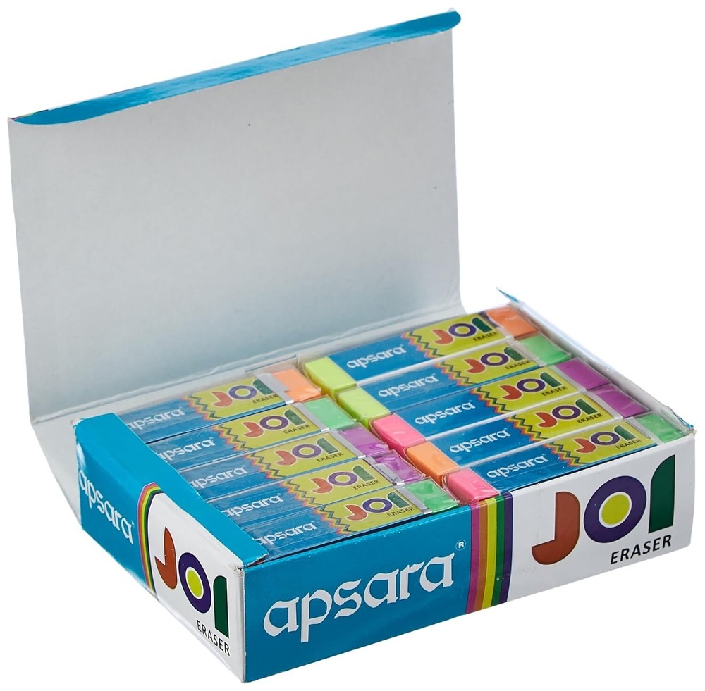 Creative Cube Eraser Set – 60 Multicolor Neon Erasers for School Supplies