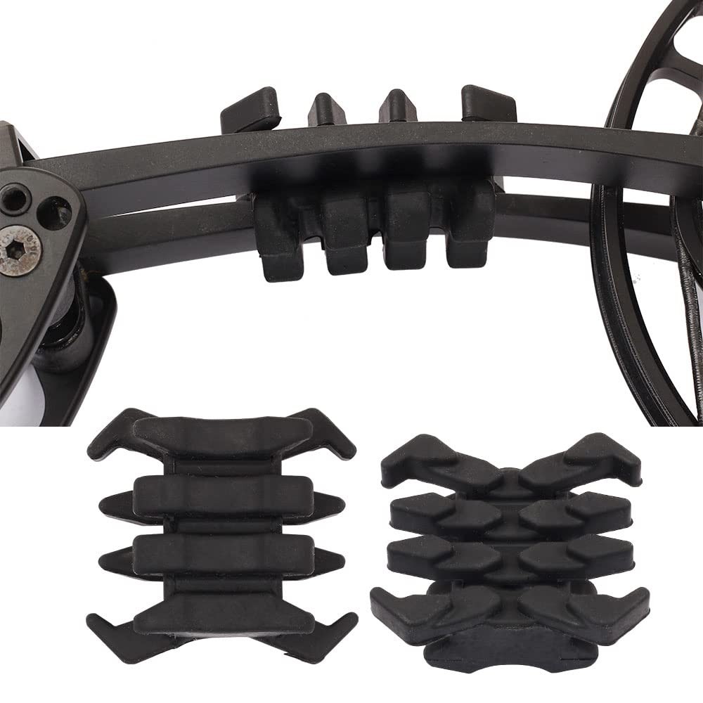 SOPOGER Bow Limb Dampeners for Compound Crossbow Black