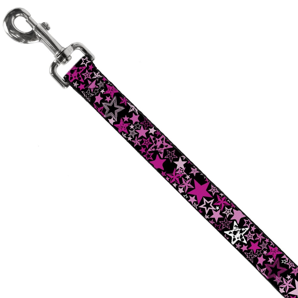 Dog Leash Stargazer Black/Pink