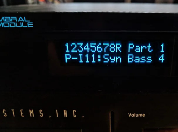 Roland D-110 OLED Display NEW as replacement for LCD Display !
