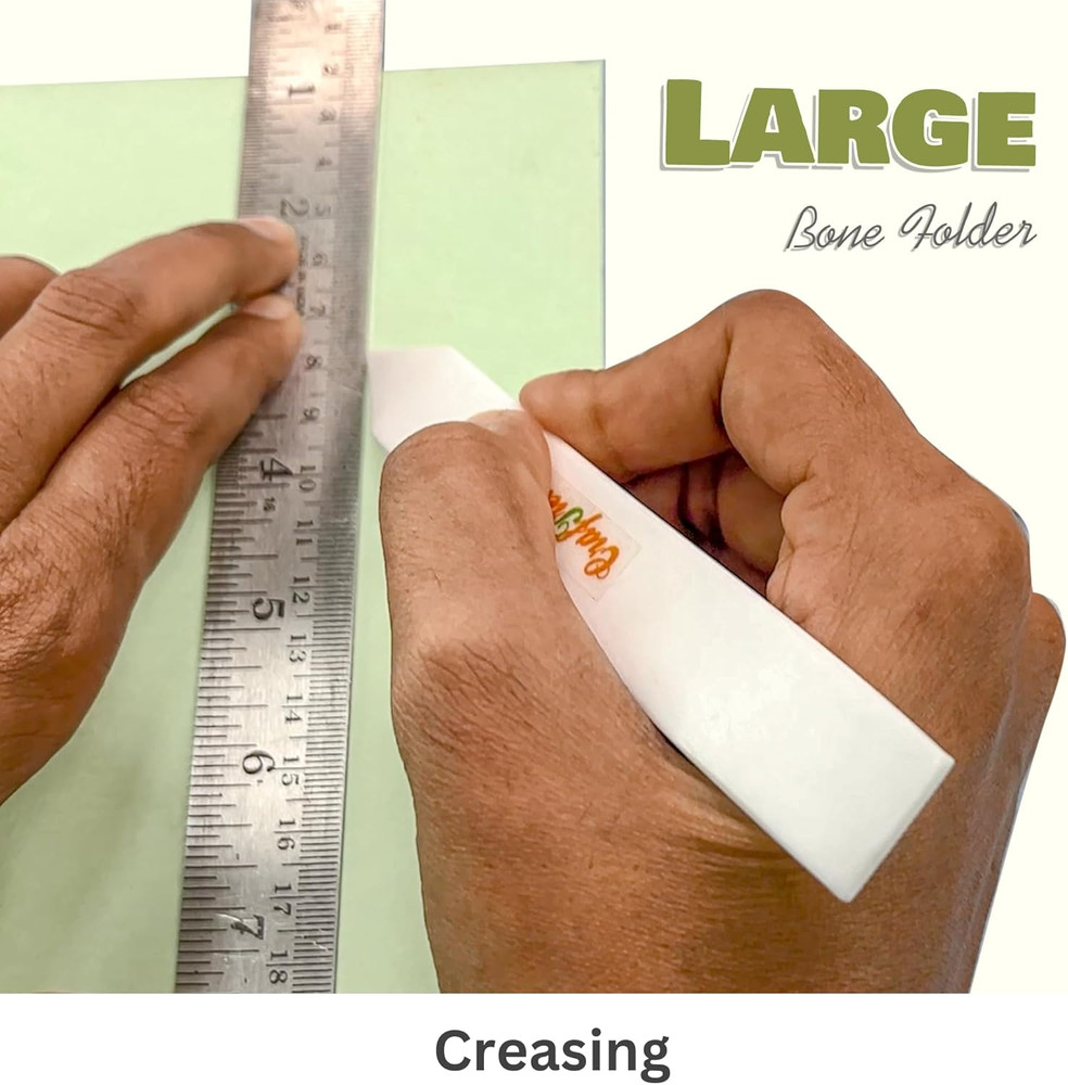 Teflon Bone Folder and Scoring Tool - Large Bone Folder - Paper Scorer for Paper