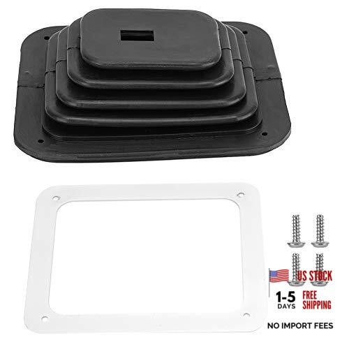 Shift Lever Rubber Shift Boot Gear Shift Cover Car Shifter Boot Black