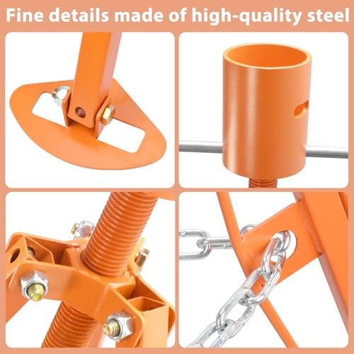 Gooseneck Tripod Stabilizer for 5th Wheel or Trailer, Adjustable Stabilizer