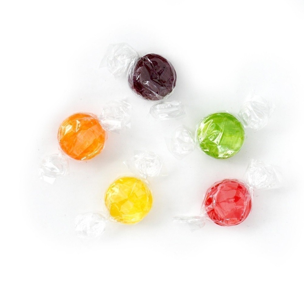Assorted Fruit Hard Candy, 1 Pound Bulk Candy (Approx. 75 pcs.)