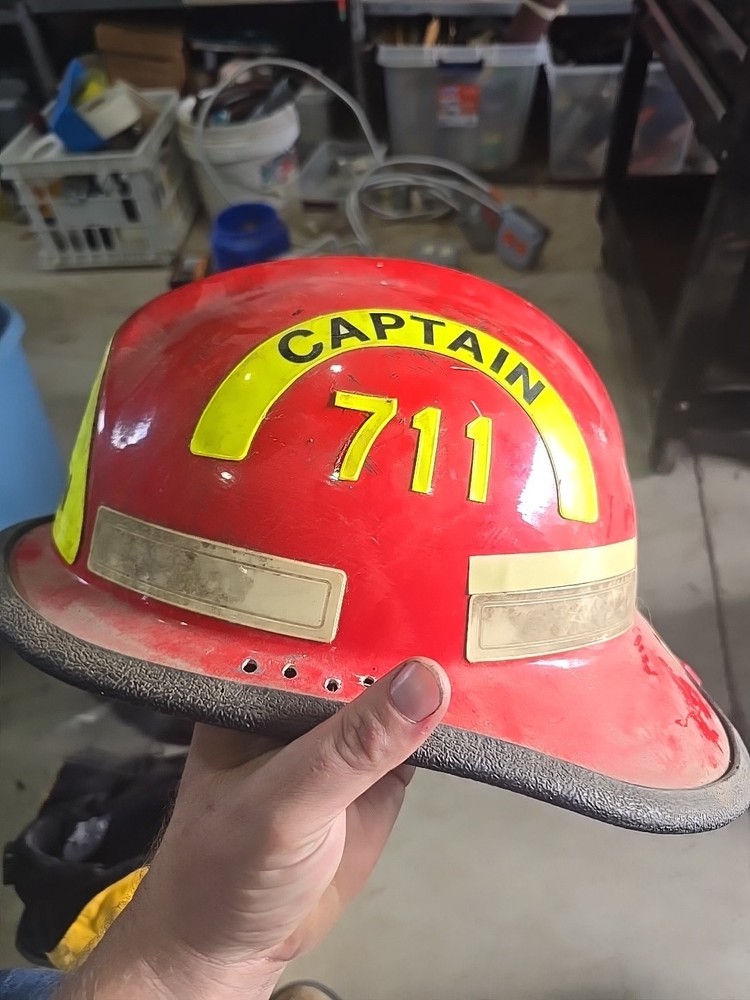 Retired Fire Fighter Helmet