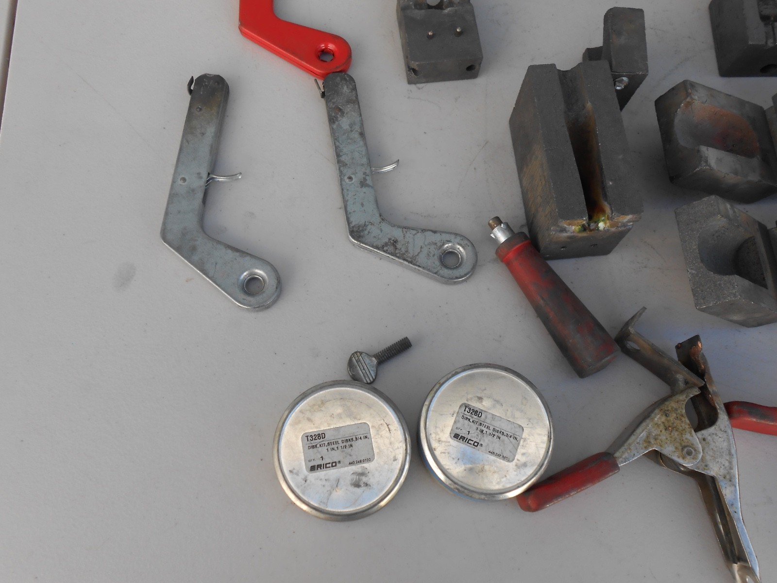 Huge Lot of ERICO CADWELD MOLDS Handles Starters Parts Only