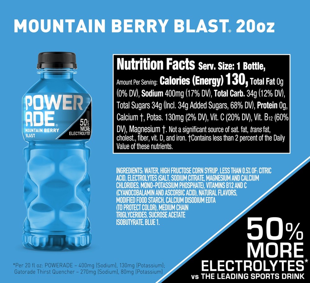 Mountain Berry Blast 20 fl oz 8 Pack