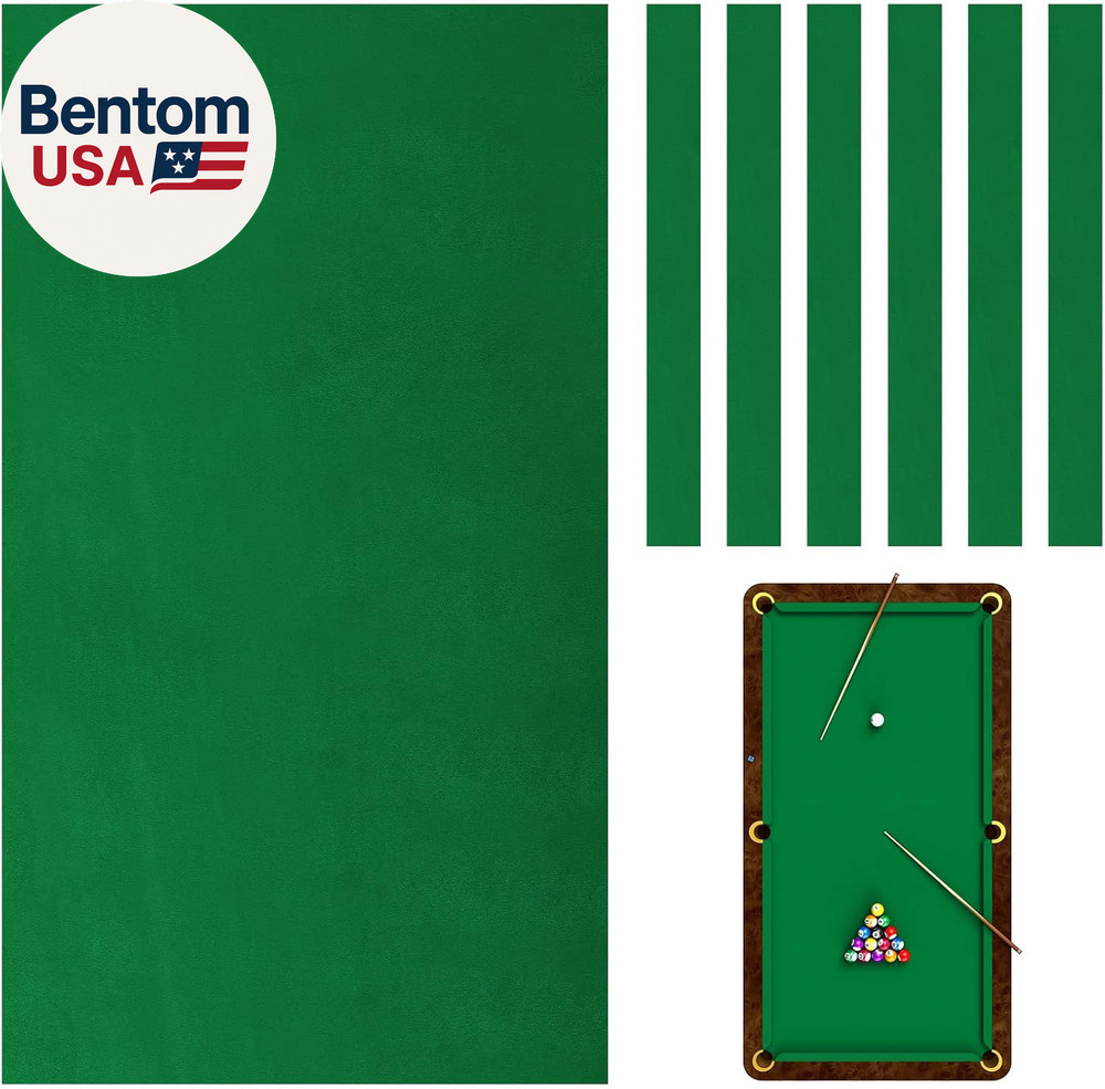 Billiard Cloth 8.53Ft Pool Table Felt with 6 Cloth Strips Pre Cut Pool Table for