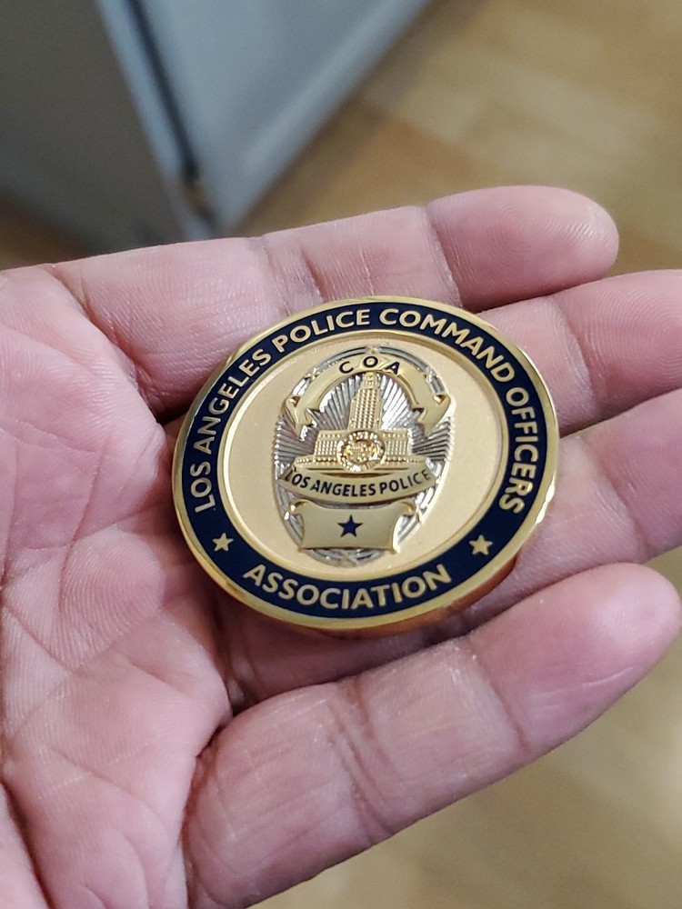 LAPD Los Angeles Police Command Challenge Coin