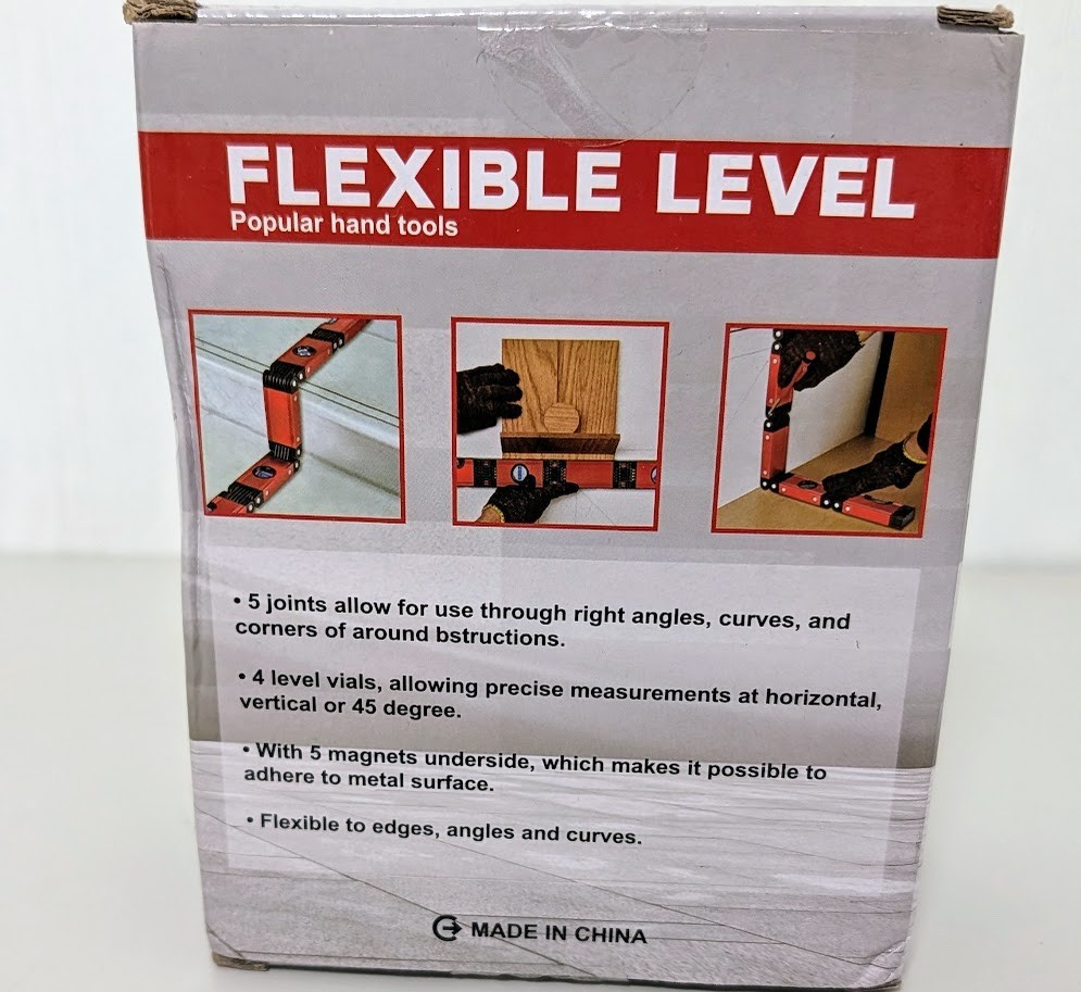 Multi-function Foldable Level Measuring Tool 28" Magnetic Level Easy to Read New