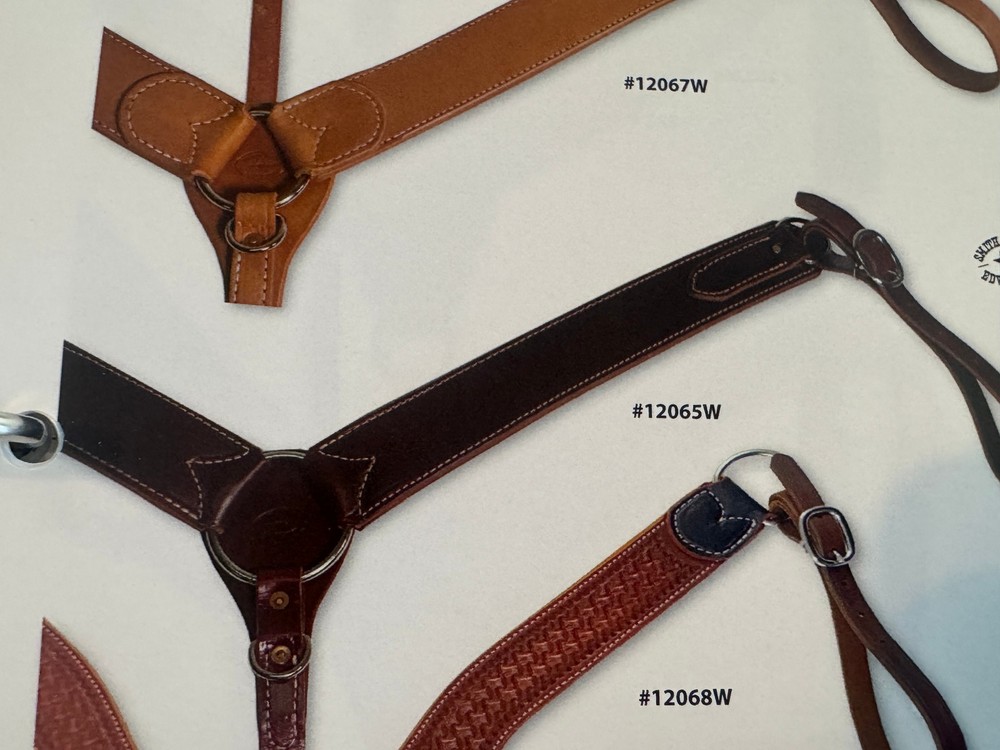 3" Latigo Leather Breast Collar