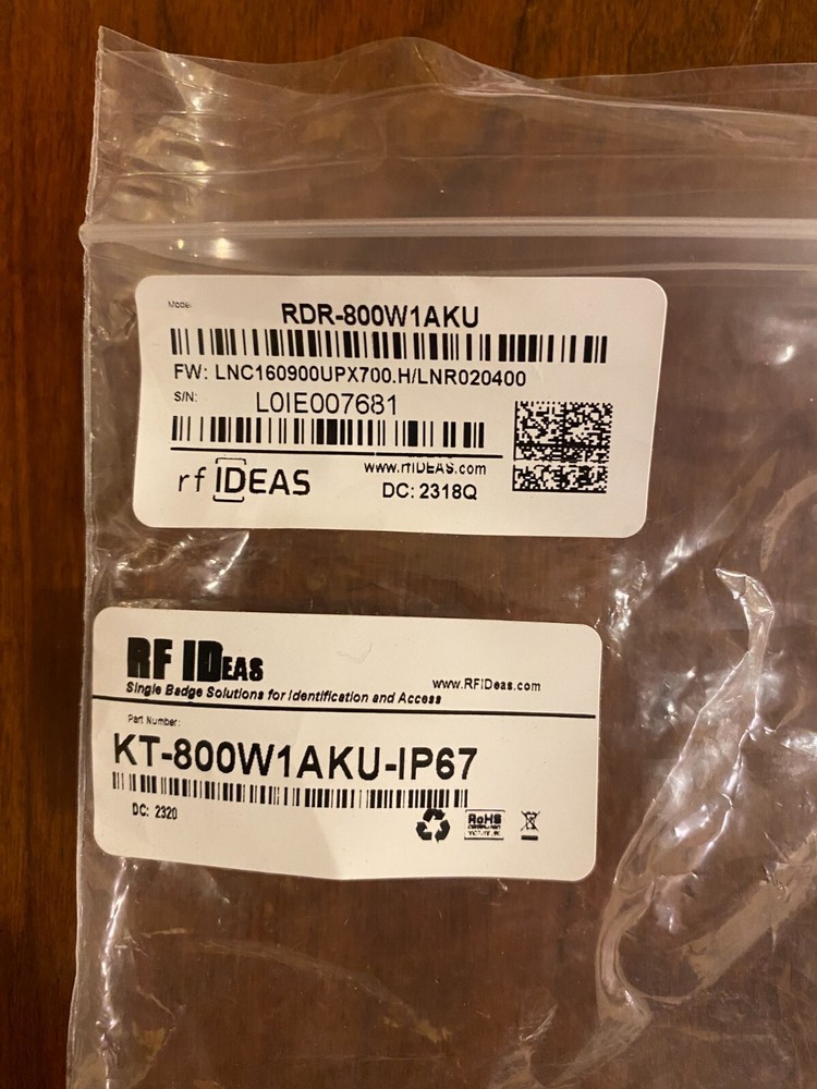 rf IDEAS KT-800W1AKU-IP67 Access Control Reader