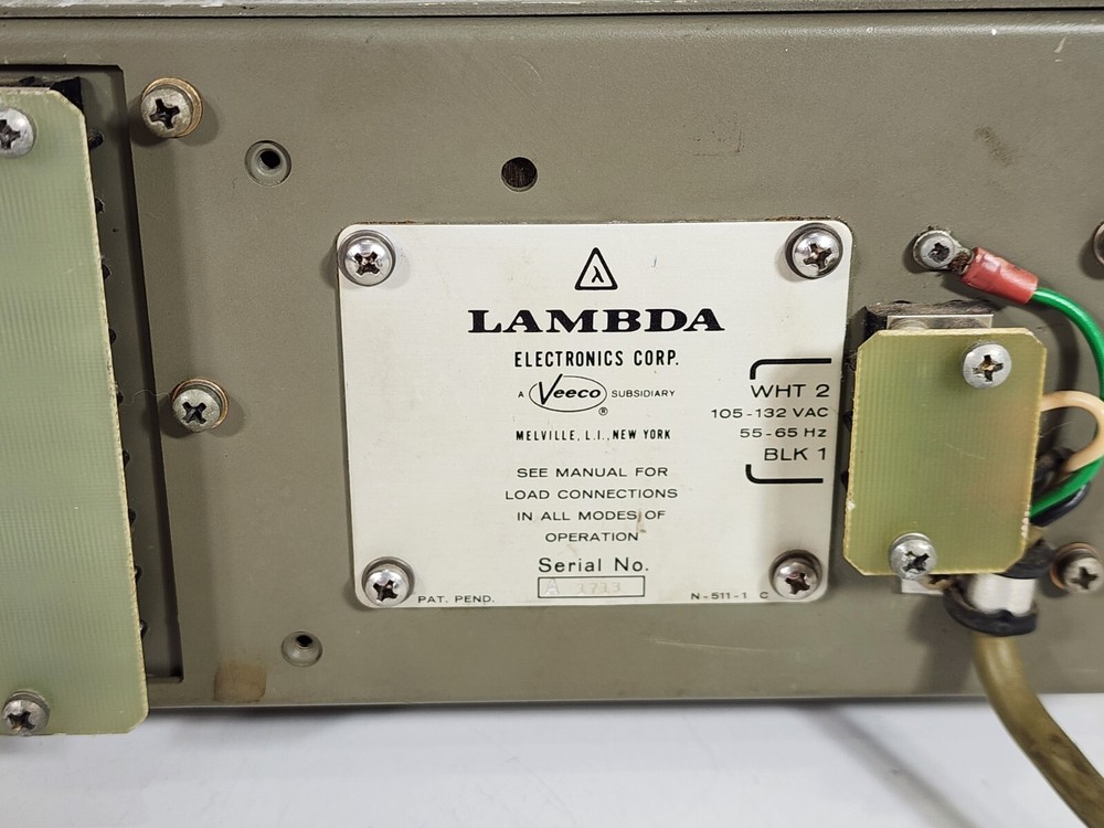 Lambda LR-613-DM ~ Precision Power Supply ~ 0-40 VDC Max 1.0 A ~ WORKS