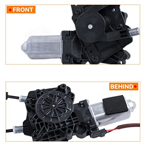 Front Right Passenger Side Power Window Regulator with Motor Assembly -