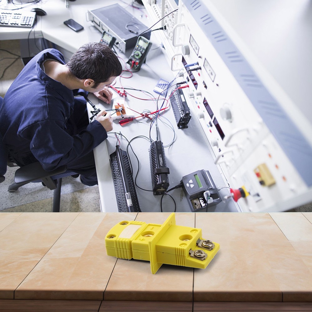 Simplified K Type Thermocouple Setup with Miniature Socket & Connector