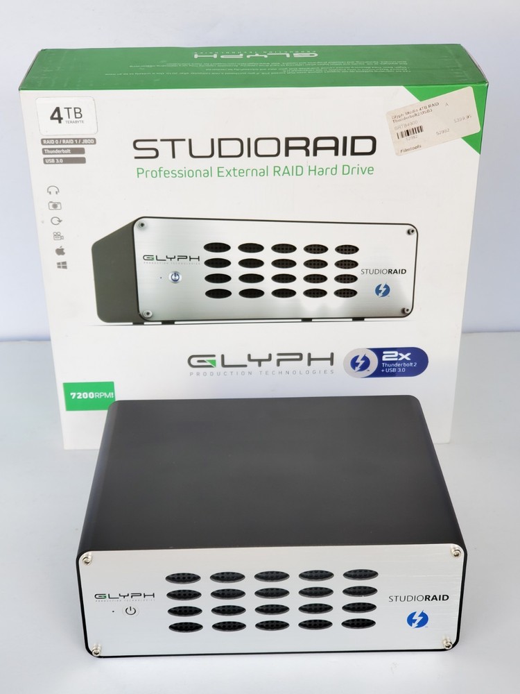 Glyph StudioRAID 4 TB 2-Bay USB 3.0/Thunderbolt 2 RAID Array #52992 tested