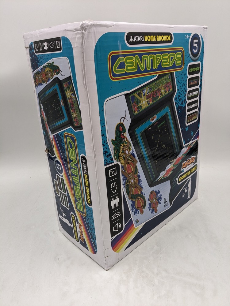 Arcade Classics Atari Centipede Counter Series Arcade Game With 8" Screen