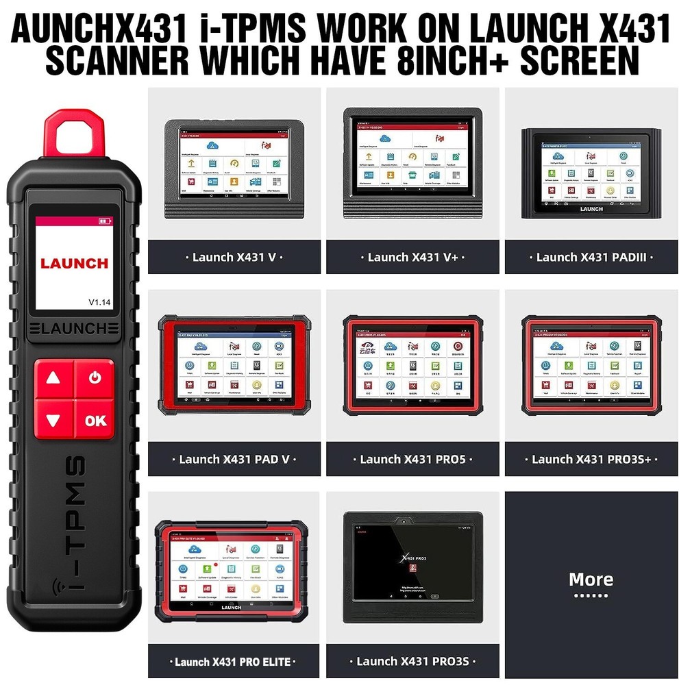LAUNCH X431 i-TPMS Car TPMS Tire Pressure Sensor Activator Programming Learning