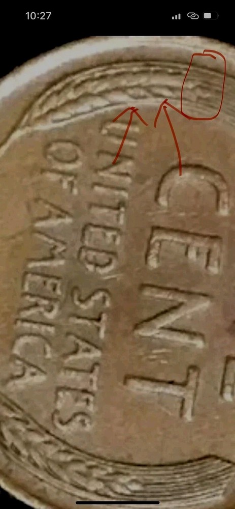 1944 Wheat Penny With Errors,