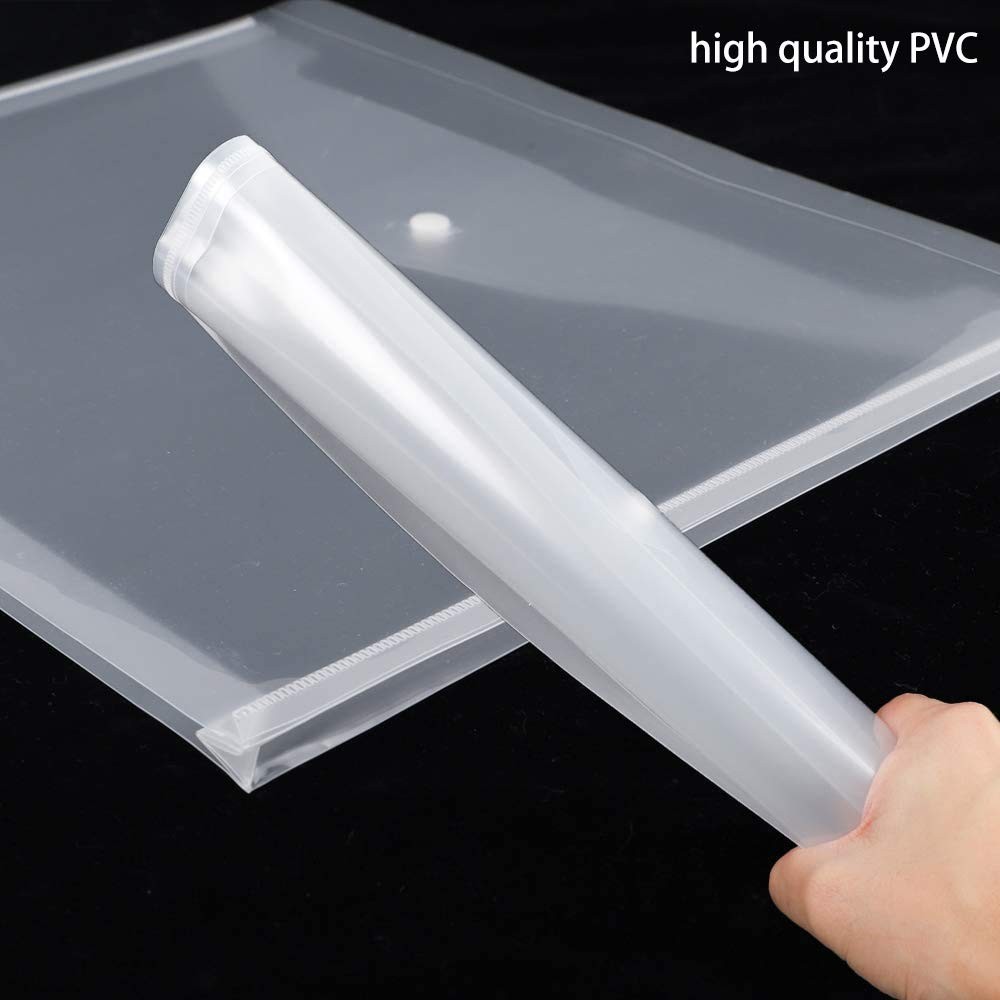 24pcs Clear Envelopes, Expandable Folders for Documents and Waterproof Folder...