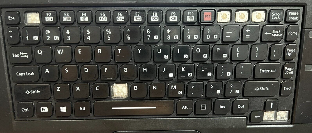 Key for Panasonic Toughbook Keyboards CF-54, Backlight all models