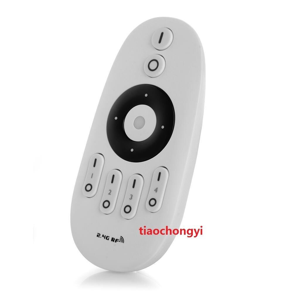 2.4G RF Wireless 4 ZONE Dimmer Remote Control for Single Color LED Light Strip
